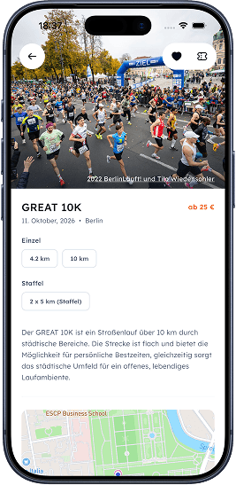 SPORTIVENT app mockup 1