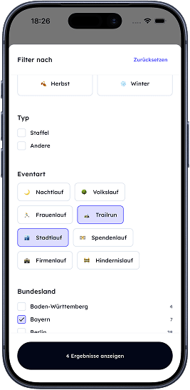 SPORTIVENT app mockup 2